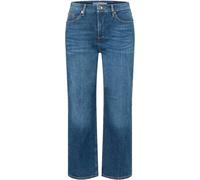 Culotte MAC "CULOTTE", Damen, Gr. 34, N-Gr, blau (basic blau stone), Denim/Jeans, Obermaterial: 89% Baumwolle, 8% Polyester, 3% Elasthan, unifarben, regular fit knöchelfrei, Hosen Culotte, im Five-Poc
