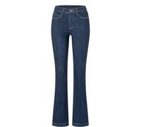 Bootcut-Jeans MAC "Dream-Boot", Damen, Gr. 40, Länge 30, blau (fashion rinsed), Denim/Jeans, Obermaterial: 90% Baumwolle, 7% Elastomultiester, 3% Elasthan, figurbetont lang, Jeans, Gerade geschnitten