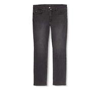Mac - Damen 5-Pocket Jeans, Dream - Dream Denim - 5401-90, Weite:W34, Länge:L32, Mac Farbe:Dark Grey Used wash (D975)