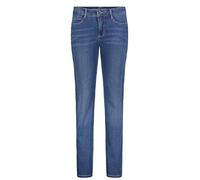 Stretch-Jeans MAC "Dream" Gr. 46, Länge 30, blau (mid blue wash) Damen Jeans Röhrenjeans mit Stretch für den perfekten Sitz Bestseller (368678-46)