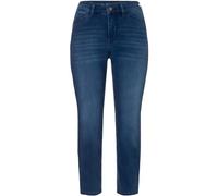 Mac - Damen 5-Pocket Jeans, Dream Summer (5492-90-0351L) | Hochelastischer Light-Denim. Straight Fit. Schmales, gerades Bein. Verkürzte Länge. Schlitz-Detail am Saum. Normale Leibhöhe.