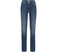 Mac - Damen 5-Pocket Jeans, Melanie (5040-97-0380L), Größe:W46, Länge:L30, Farbe:Simple wash (D586)