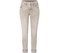 MAC Rich Slim Jeans in Beigefarbener Waschung D42 / L28 Straight Fit