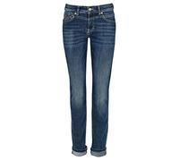 Mac Damenhose Rich Slim – Dunkelblau Net Wash – Größe 38/28