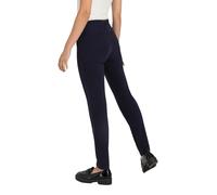 MAC Damen-Hose Slim Fit Anna Zip New in Dunkelblau D42 / L32 Slim Fit