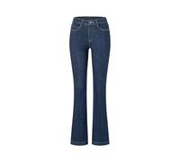 Bootcut-Jeans MAC "Dream-Boot", Damen, Gr. 40, Länge 30, fashion rinsed, Denim/Jeans, Obermaterial: 90% Baumwolle, 7% Elastomultiester, 3% Elasthan, casual, figurbetont lang, Jeans, Gerade geschnitten