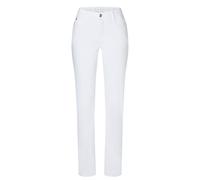 MAC Straight Leg Jeans im 5-Pocket-Design Modell 'Dream' in Weiss, Größe 40/30