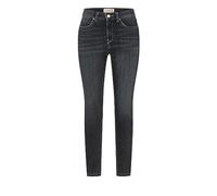 Skinny-fit-Jeans MAC "Dream Skinny" Gr. 34, Länge 32, schwarz (ash net wash) Damen Jeans Röhrenjeans Hochelastische Qualität sorgt für den perfekten Sitz Bestseller (92825901-34)