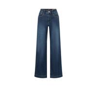 MAC Wide Leg Jeans mit 5-Pocket-Design in Dunkelblau, Größe 40/32