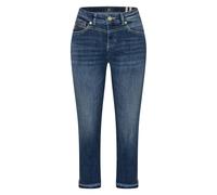 MAC Slim Fit Jeans mit Reißverschlusstasche in Blau, Größe 42/26
