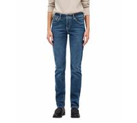 Mac Damen Jeans Slim Fit Carrie Pipe in blauem New Basic D38 / L30 Regular Fit - die gerade Form