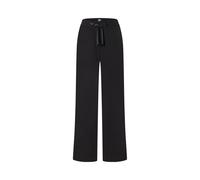 MAC Stretch-Hose CHRISTY Floating Crepe, hohe Leibhöhe, weite Beinform Schwarz Gr. 42/32