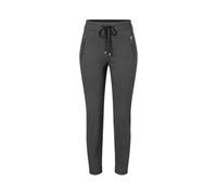 MAC Damen Stretchhose EASY Slim Fit, grau, Gr. 36/29
