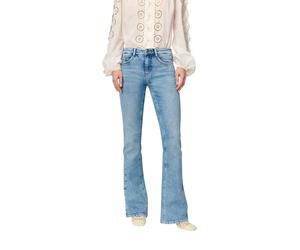 MAC Detroid Jeans Flared in heller Waschung D40 / L34 Flared Fit