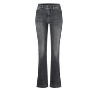 Bootcut-Jeans MAC "Dream-Boot", Damen, Gr. 34, Länge 32, natty anthrazit used, Denim/Jeans, Obermaterial: 90% Baumwolle, 7% Elastomultiester, 3% Elasthan, casual, figurbetont lang, Jeans, Gerade gesch
