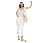 MAC Dream Chic Jeans mit 7/8 Länge in Weiß D34 / L27 Slim Fit