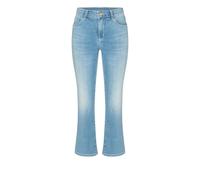 MAC 3/4-Jeans Dream Kick Damen blaugrau used wash figurbetont Gr. 44/Länge 27