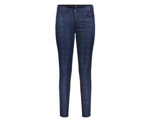 MAC DREAM SKINNY deep navy printed 5402-00-0355 197B W36 L32