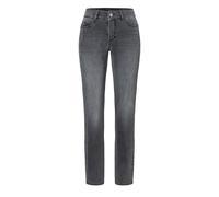 Slim-fit-Jeans MAC "DREAM", Damen, Gr. 32, Länge 30, schwarz (anthracit fancy wash), Denim/Jeans, Obermaterial: 88% Baumwolle, 9% Polyester, 3% Elasthan, casual, slim fit lang, Jeans, sehr elastisches