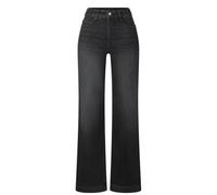 MAC Wide Leg Jeans mit 5-Pocket-Design in Anthrazit, Größe 36/30