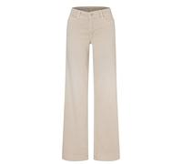 Weite Jeans MAC "DREAM WIDE", Damen, Gr. 40, Länge 32, smoothly beige, Denim/Jeans, Obermaterial: 75% Baumwolle, 12% Modal, 9% Polyester, 4% Elasthan, figurumspielend knöchellang, Jeans, mit weitem Be
