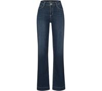 MAC Wide Leg Jeans mit Eingrifftaschen Modell 'Dream' in Dunkelblau, Größe 42/34