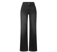 MAC Wide Leg Jeans mit 5-Pocket-Design in Anthrazit, Größe 32/32
