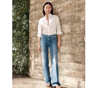 MAC Dream Wide Leg Jeans in mittelblauer Waschung D36 / L30 Wide Fit