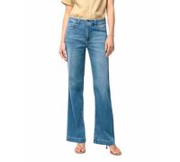 MAC Dream Wide Leg Jeans in mittelblauer Waschung D36-L32 Wide Fit