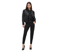 MAC Easy Active Hose in schwarz mit verkürzter Länge D38 Loose Fit