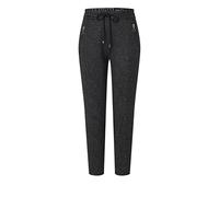 MAC EASY black herringbone print 2710-00-0107L 966B W34 L29