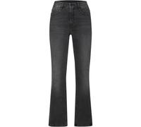 Bootcut-Jeans MAC "LAURA", Damen, Gr. 46, Länge 30, authentic carbon wash, Denim/Jeans, Obermaterial: 89% Baumwolle, 8% Polyester, 3% Elasthan, lang, Jeans (55621318-46) authentic carbon wash
