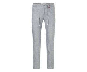 MAC Herren Hose mit Leinen LENNOX SPORT Modern Fit, grau, Gr. 32/30