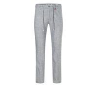 MAC Herren Hose mit Leinen LENNOX SPORT Modern Fit, grau, Gr. 34/30