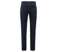 Straight-Jeans MAC "Arne", Herren, Gr. 38 (39), Länge 32, blau (blau, schwarz), Denim/Jeans, Obermaterial: 97% Baumwolle, 3% Elasthan, casual, gerade, Jeans, in gepflegter Optik, mit Stretch (37249964