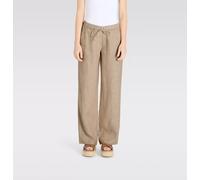 MAC JEANS - CHIARA BELT, Pure linen Beige 38 /32