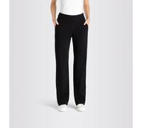 MAC Hose Chiara Straight Fit Light Jersey Schwarz D44/L32