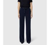 MAC Christy Wide Leg Hose in Dunkelblau D40 / L32 Wide Fit