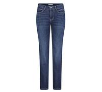 MAC Jeans Damen Angela, per Pack blau-dunkel (New Basic wash D845), W48/L30 (Herstellergröße: 48/30)
