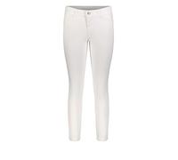 7/8-Jeans MAC "Dream Chic", Damen, Gr. 32, Länge 29, weiß (weiß denim), Denim/Jeans, Obermaterial: 88% Baumwolle, 9% Polyester, 3% Elasthan, feminin, sehr figurbetont 7/8-Länge, Jeans, verkürzte Form