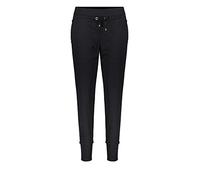 MAC Jeans Damen Easy Straight Jeans, Schwarz (Black 090), 34 (Herstellergröße: 34/00)