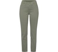 7/8-Jeans MAC "Dream Chic" Gr. 46, Länge 27, dried rosemary ppt, Damen, Denim/Jeans, Obermaterial: 88% Baumwolle, 8% Elastomultiester, 4% Elasthan, Jeans, verkürzte Form mit Reißverschluss (14355522-4