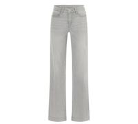 MAC Dream Wide Leg Jeans in Grey Washed D34 / L30 Wide Fit