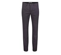 MAC Jeans Herren Lennox Hose, 290 K, dunkelbraunes Karomuster, 33 W/36 L