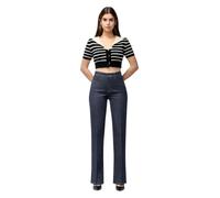 MAC Jeans Laura in Rinse-Waschung mit Flared Fit D32 / L32 Straight Fit