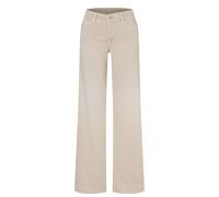 MAC Dream Wide Leg Jeans in Smoothly Beige D34 / L32 Wide Fit