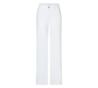 MAC Wide Leg Jeans mit Eingrifftaschen Modell 'Dream' in Weiss, Größe 44/32