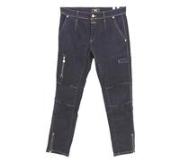 MAC Jeans, Rich Cargo Denim, 7/8 Damen Jeans Hose Stretchdenim Blue Rinse D 42 W 32 L 28
