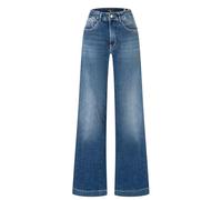 MAC Stretch-Jeans RICH PALAZZO Damen weite Passform Navy Heavy Wash Gr. 40 L32