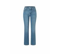 MAC Jeans Laura in Baby blauer Waschung mit Flared Fit D32 / L30 Straight Fit